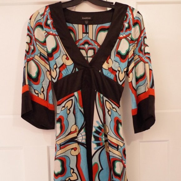 Bebe Silk Tunic- Size XS - Picture 2 of 3